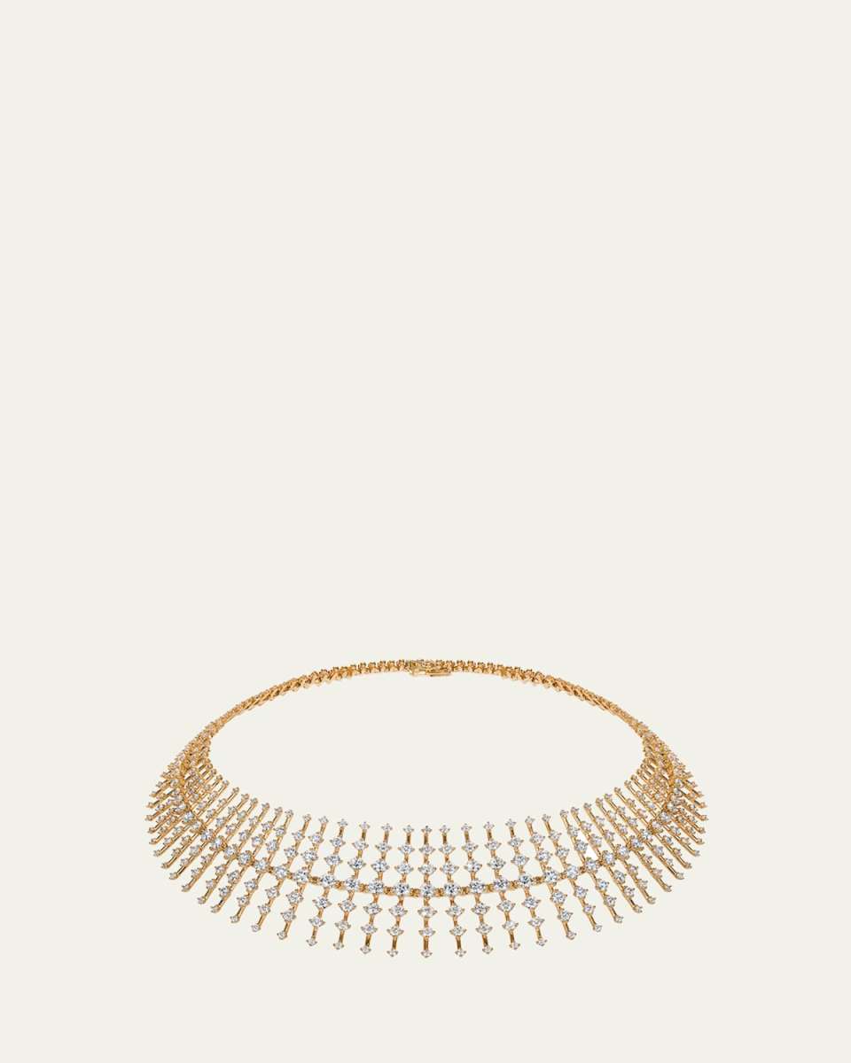 Disco Choker in Yellow Gold and Diamonds